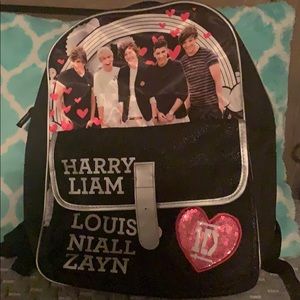 A one Direction backpack I’ve never used it